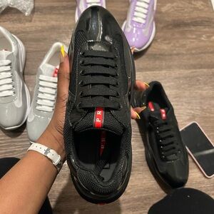 Black Men’s Casual Cup Sneakers